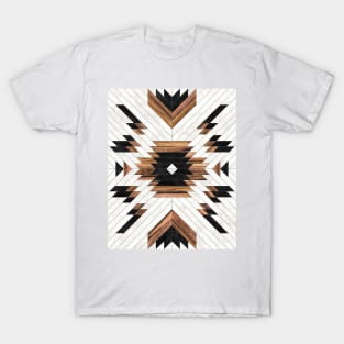 Urban Tribal Pattern No.5 - Aztec - Concrete and Wood T-Shirt